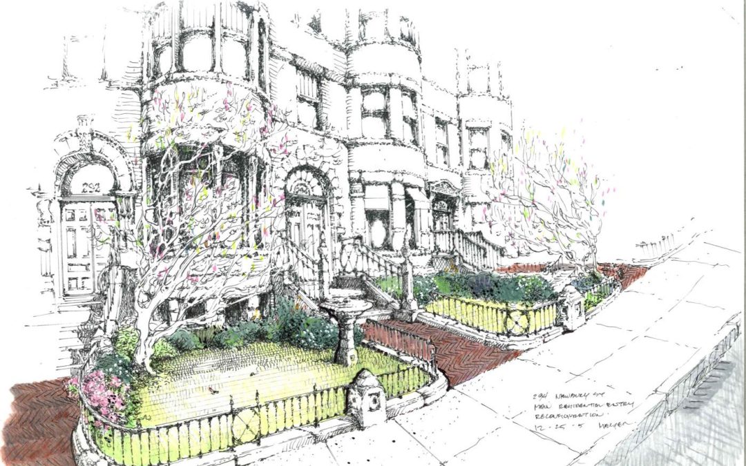 RK – 292-296 Newbury Front Landscape