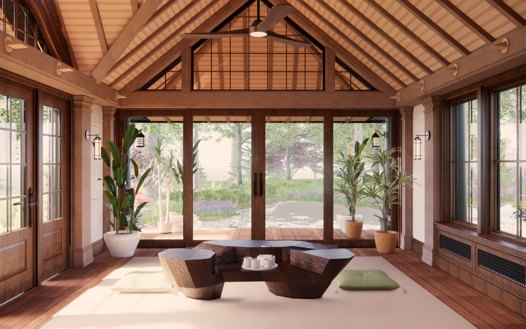 Digital Rendering – Teahouse Interior